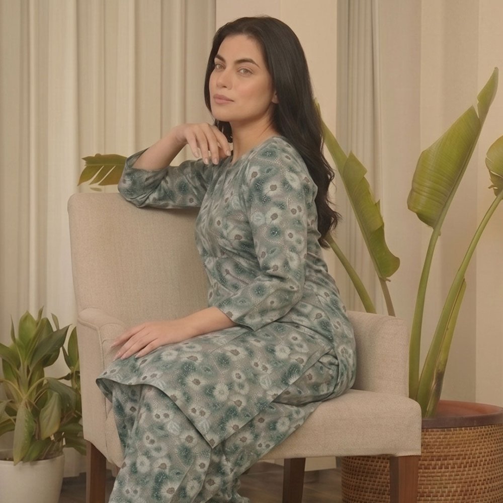 2 Piece Premium Lawn Unstitched Suit (Kurta & Trouser) LC-5068 - Ladies Choice