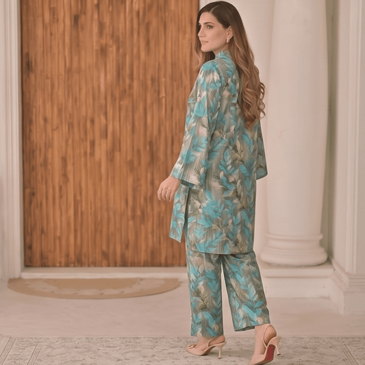 2 Piece Premium Lawn Unstitched Suit (Kurta & Trouser) LC-5070 - Ladies Choice