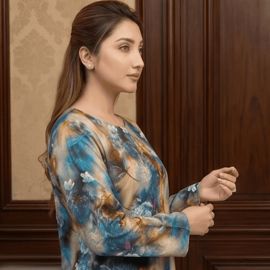 2 Piece Premium Lawn Unstitched Suit (Kurta & Trouser) LC-5071 - Ladies Choice