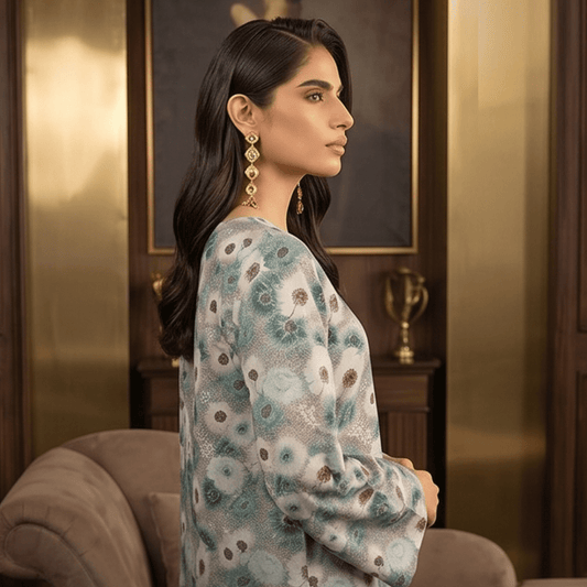 2 Piece Premium Lawn Unstitched Suit (Kurta & Trouser) LC-5119 - Ladies Choice