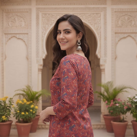 2 Piece Premium Lawn Unstitched Suit (Kurta & Trouser) LC-5058