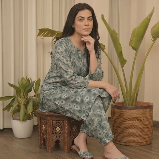 2 Piece Premium Lawn Unstitched Suit (Kurta & Trouser) LC-5068