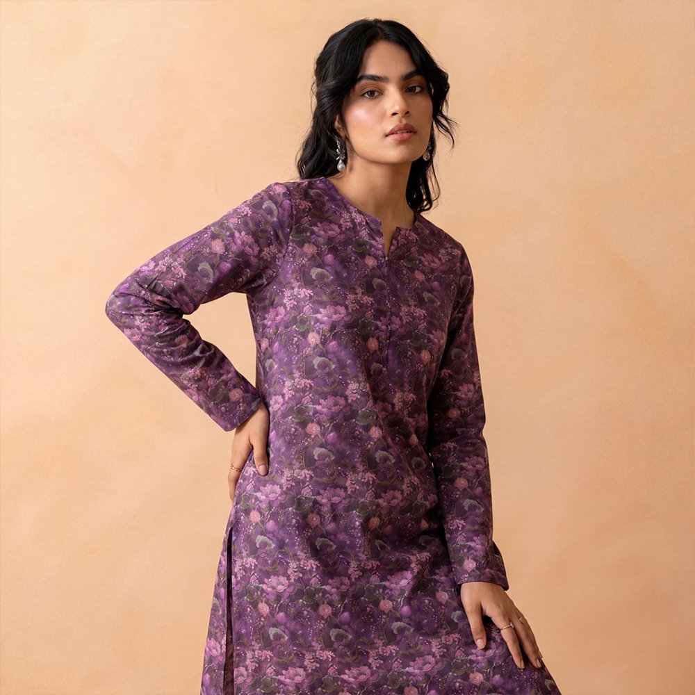 2 pcs Lawn All Over Unstitched Suit LC - 5010 - Ladies Choice