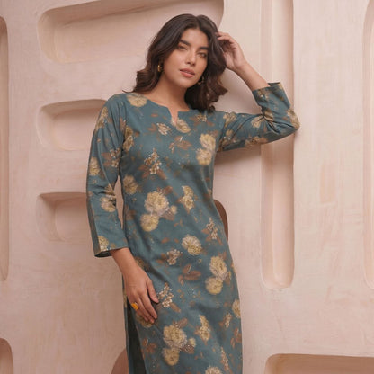 2 pcs Lawn All Over Unstitched Suit LC - 5021 - Ladies Choice
