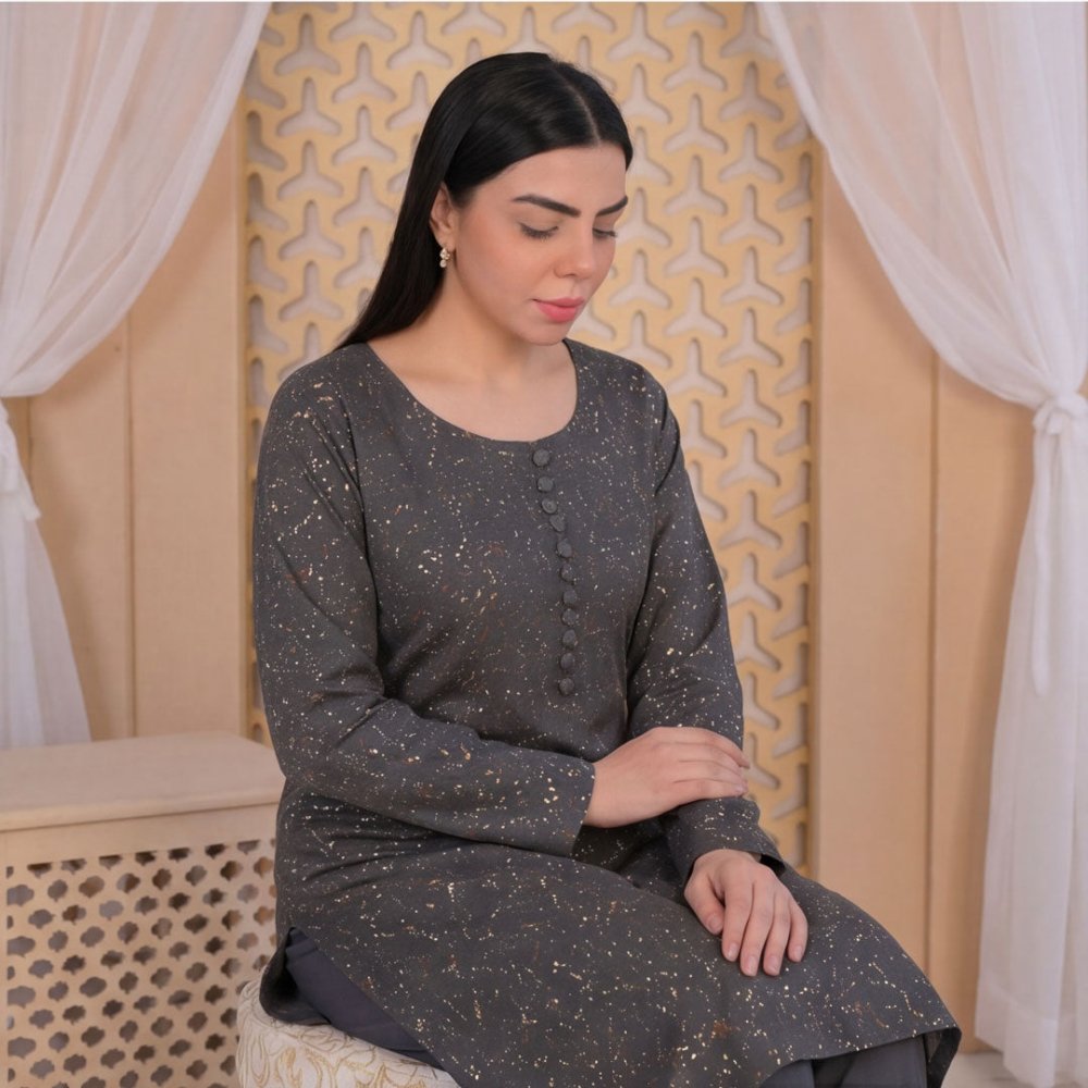2 pcs Lawn All Over Unstitched Suit LC - 5030 - Ladies Choice