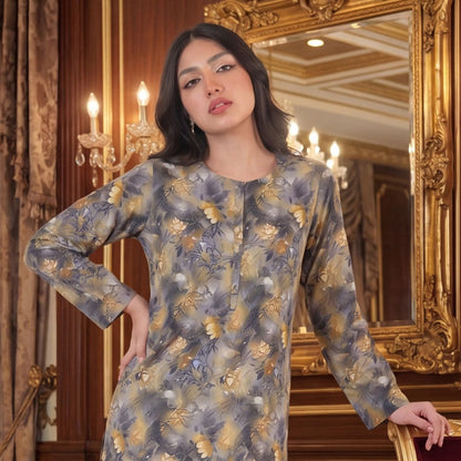 2 pcs Lawn All Over Unstitched Suit LC - 5046 - Ladies Choice
