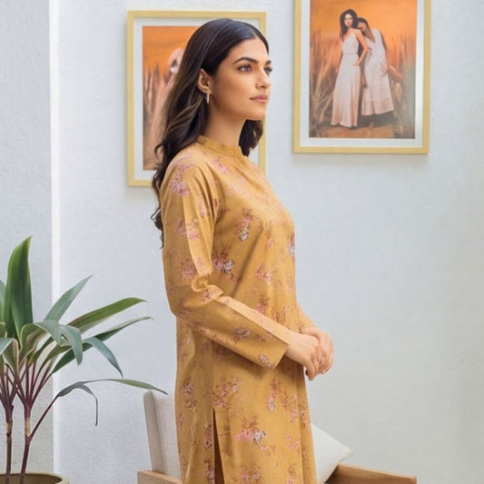 2 pcs Lawn All Over Unstitched Suit LC - 5055 - Ladies Choice