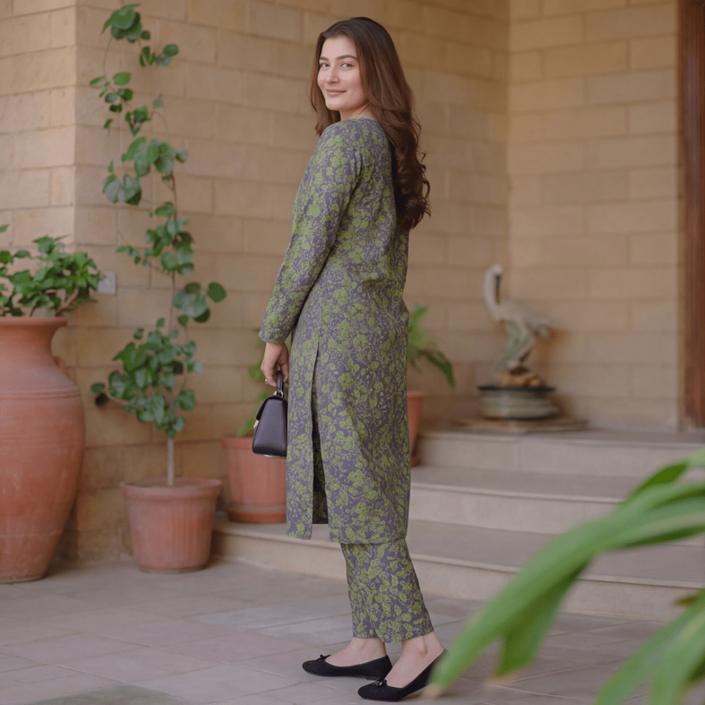 2 Piece Premium Lawn Unstitched Suit (Kurta & Trouser) LC-5069 - Ladies Choice