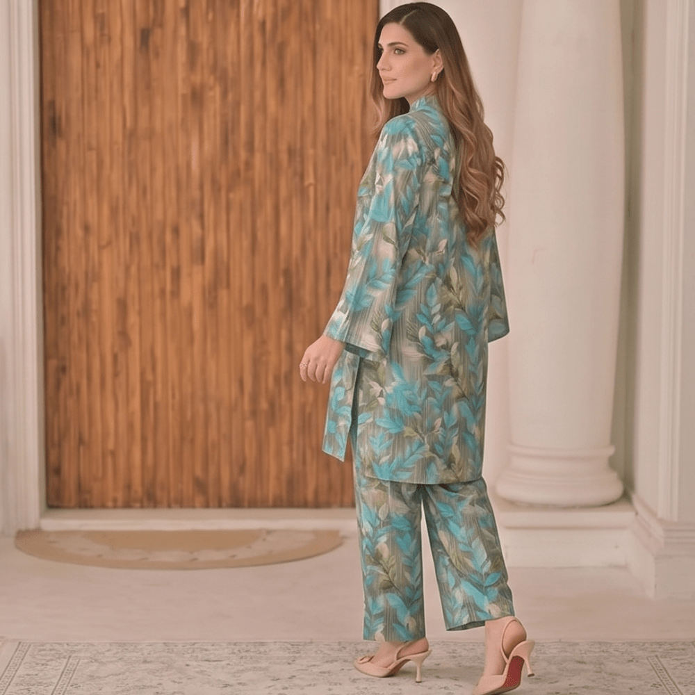 2 Piece Premium Lawn Unstitched Suit (Kurta & Trouser) LC-5070 - Ladies Choice