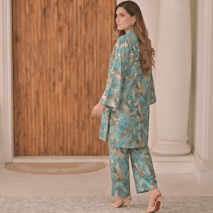2 Piece Premium Lawn Unstitched Suit (Kurta & Trouser) LC-5070 - Ladies Choice
