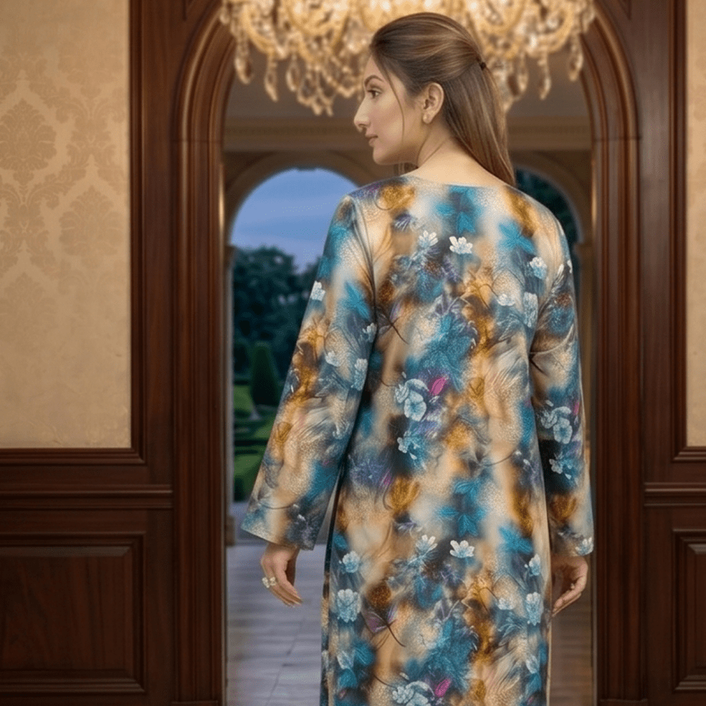 2 Piece Premium Lawn Unstitched Suit (Kurta & Trouser) LC-5071 - Ladies Choice