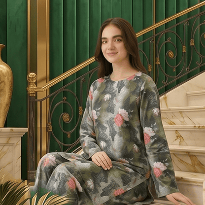 2 Piece Premium Lawn Unstitched Suit (Kurta & Trouser) LC-5072 - Ladies Choice