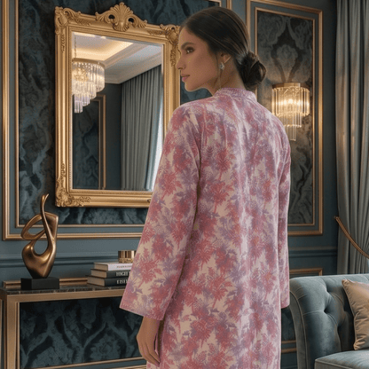 2 Piece Premium Lawn Unstitched Suit (Kurta & Trouser) LC-5078 - Ladies Choice