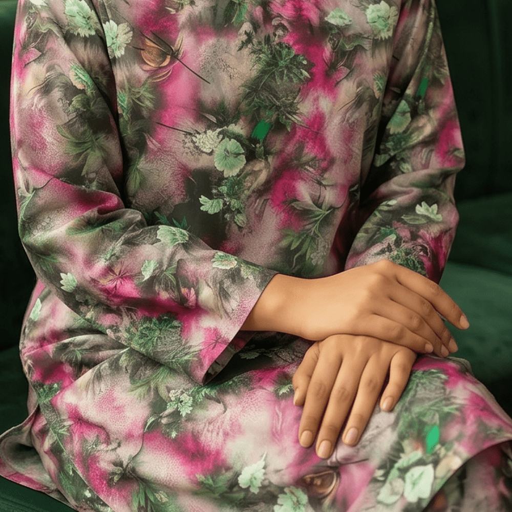 2 Piece Premium Lawn Unstitched Suit (Kurta & Trouser) LC-5079 - Ladies Choice