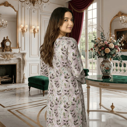 2 Piece Premium Lawn Unstitched Suit (Kurta & Trouser) LC-5080 - Ladies Choice