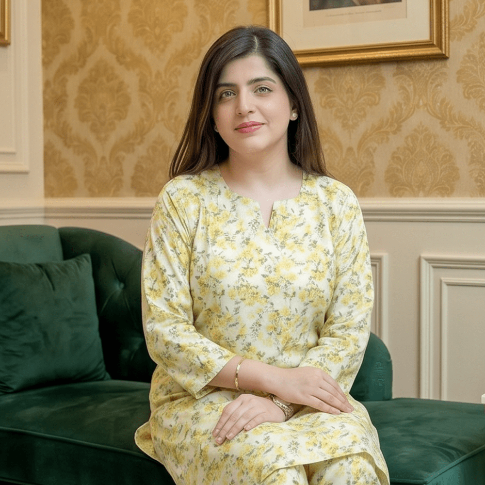 2 Piece Premium Lawn Unstitched Suit (Kurta & Trouser) LC-5084 - Ladies Choice