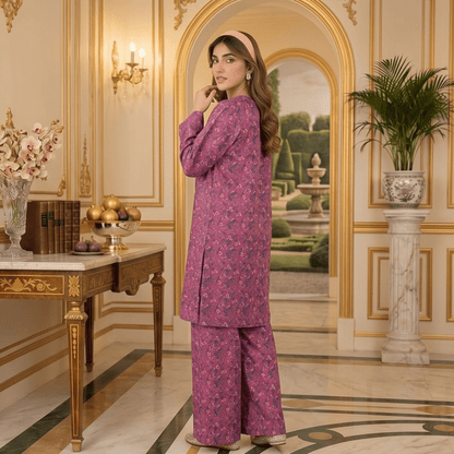 2 Piece Premium Lawn Unstitched Suit (Kurta & Trouser) LC-5090 - Ladies Choice