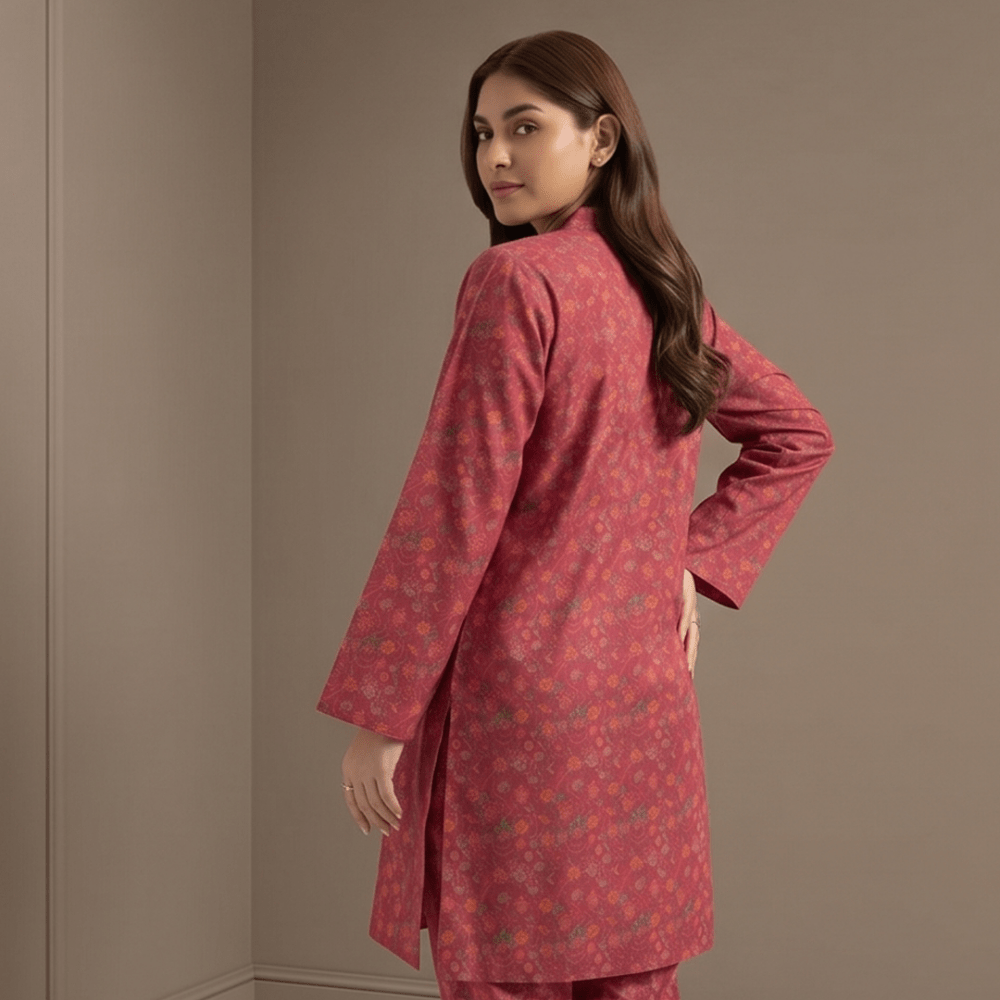 2 Piece Premium Lawn Unstitched Suit (Kurta & Trouser) LC-5091 - Ladies Choice