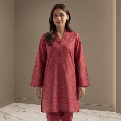 2 Piece Premium Lawn Unstitched Suit (Kurta & Trouser) LC-5091 - Ladies Choice
