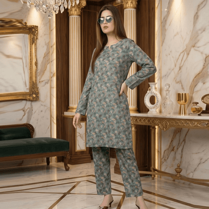 2 Piece Premium Lawn Unstitched Suit (Kurta & Trouser) LC-5095 - Ladies Choice