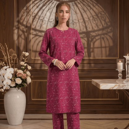 2 Piece Premium Lawn Unstitched Suit (Kurta & Trouser) LC-5097 - Ladies Choice