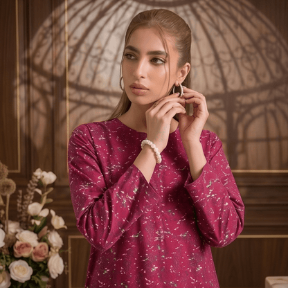 2 Piece Premium Lawn Unstitched Suit (Kurta & Trouser) LC-5097 - Ladies Choice