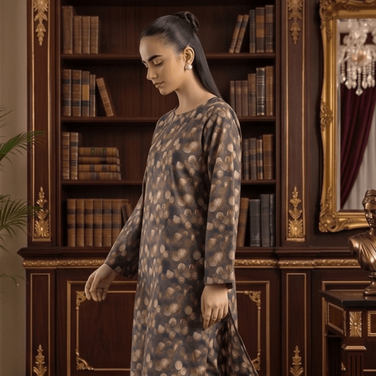 2 Piece Premium Lawn Unstitched Suit (Kurta & Trouser) LC-5103 - Ladies Choice