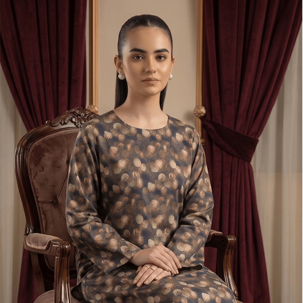 2 Piece Premium Lawn Unstitched Suit (Kurta & Trouser) LC-5103 - Ladies Choice