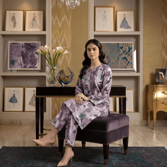 2 Piece Premium Lawn Unstitched Suit (Kurta & Trouser) LC-5105 - Ladies Choice