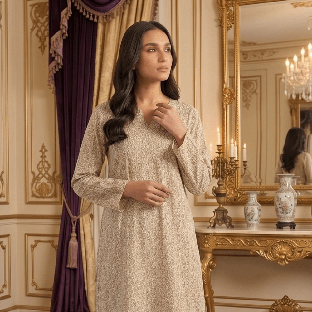 2 Piece Premium Lawn Unstitched Suit (Kurta & Trouser) LC-5107 - Ladies Choice