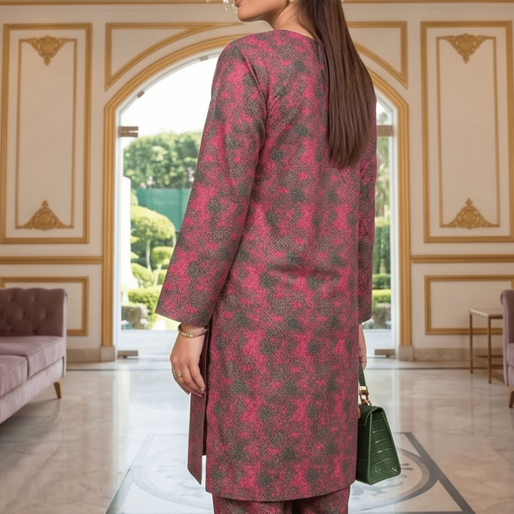 2 Piece Premium Lawn Unstitched Suit (Kurta & Trouser) LC-5108 - Ladies Choice