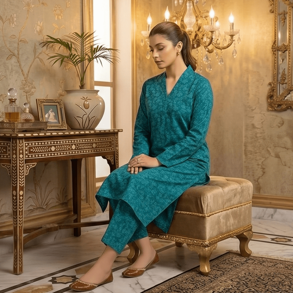 2 Piece Premium Lawn Unstitched Suit (Kurta & Trouser) LC-5113 - Ladies Choice