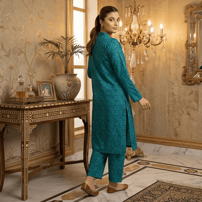 2 Piece Premium Lawn Unstitched Suit (Kurta & Trouser) LC-5113 - Ladies Choice
