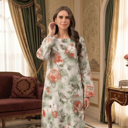2 Piece Premium Lawn Unstitched Suit (Kurta & Trouser) LC-5114 - Ladies Choice