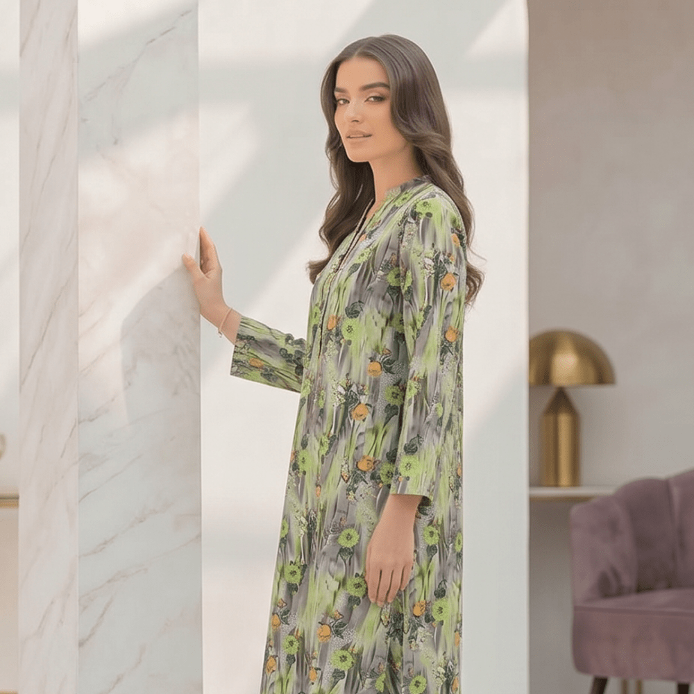 2 Piece Premium Lawn Unstitched Suit (Kurta & Trouser) LC-5115 - Ladies Choice