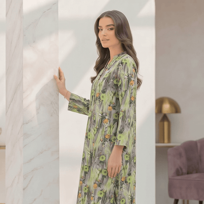 2 Piece Premium Lawn Unstitched Suit (Kurta & Trouser) LC-5115 - Ladies Choice