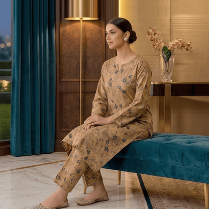 2 Piece Premium Lawn Unstitched Suit (Kurta & Trouser) LC-5116 - Ladies Choice