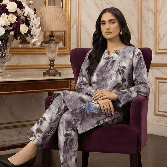 2 Piece Premium Lawn Unstitched Suit (Kurta & Trouser) LC-5118 - Ladies Choice
