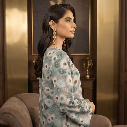 2 Piece Premium Lawn Unstitched Suit (Kurta & Trouser) LC-5119 - Ladies Choice