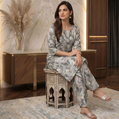 2 Piece Premium Lawn Unstitched Suit (Kurta & Trouser) LC-5061