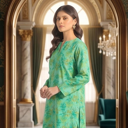 2 Piece Premium Lawn Unstitched Suit (Kurta & Trouser) LC-5064