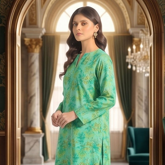 2 Piece Premium Lawn Unstitched Suit (Kurta & Trouser) LC-5064
