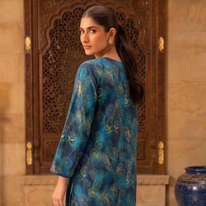 2 Piece Premium Lawn Unstitched Suit (Kurta & Trouser) LC-5065