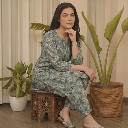 2 Piece Premium Lawn Unstitched Suit (Kurta & Trouser) LC-5068